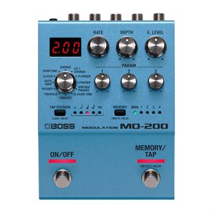 PÉDALE MODULATION CHORUS / PHASER / FLANGER / TREMOLO / VIBE / AUTO-WAH BOSS