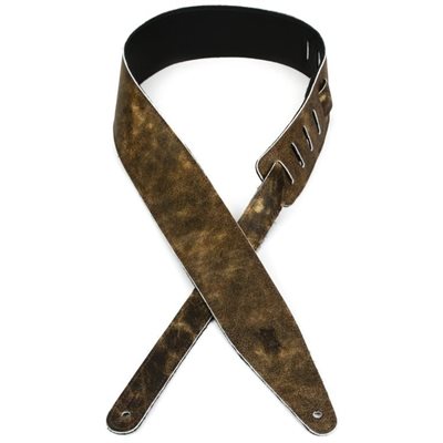 COURROIE DE GUITARE REBEL&TEXTURE DISTRESSED BROWN LEVY'S