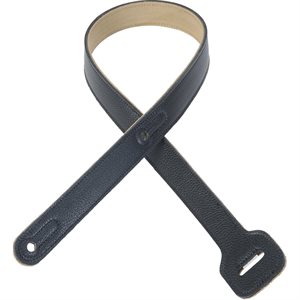 EXTENSION DE COURROIE 1 1 / 8" EN CUIR NOIR LEVY'S