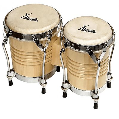 BONGO EN BOIS 7" & 8" NAT. MANO PERCUSSION