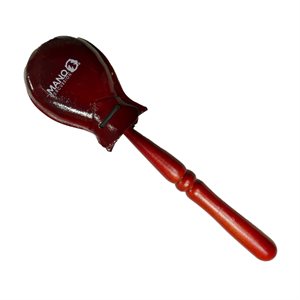 CASTAGNETTE EN BOIS W / HANDLE MANO PERCUSSION