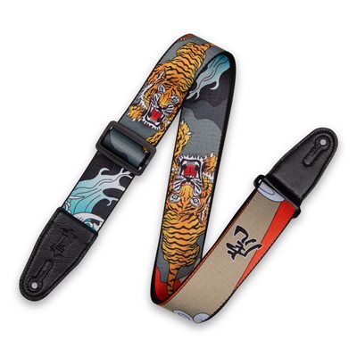 COURROIE DE GUITARE MOTIF TIGRE JAPONAIS LEVY'S