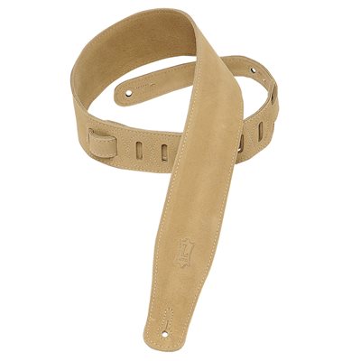 COURROIE GUIT 2"1 / 2 SUEDE BEIGE LEVY'S