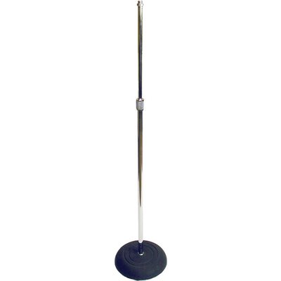 SUPPORT DE MICRO À BASE RONDE CHROME PROFILE