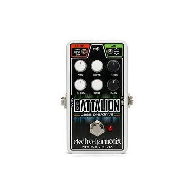 PÉDALE EFFET NANO BATTALION BASS PRE / DRIVE ELCTRO-HARMONIX
