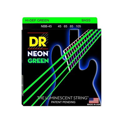 CORDE BASS NEON VERT 45-105 DR STRINGS