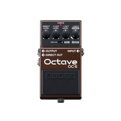 PÉDALE D'EFFET OCTAVE DOWN / UP GUIT / BASS BOSS