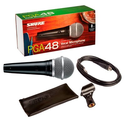 MICRO CARDIO. A / FILS XLR A 1 / 4 X 15' SHURE