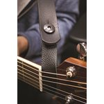 BOUCLE EN CUIRE NOIR POUR COURROIE PROFILE