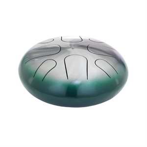 TONGUE DRUM 8 NOTES SÉRIE AWAKENING GREEN BURST PEARL