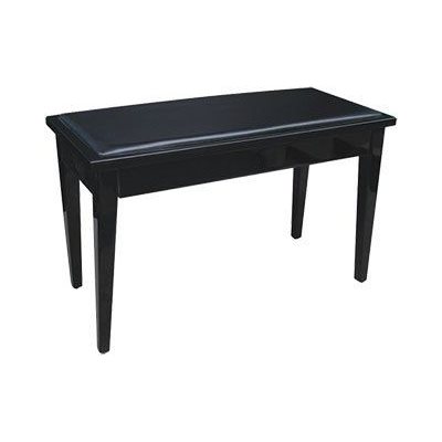 BANC DE PIANO NOIR AVEC RANGEMENT PROFILE