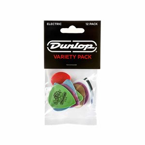 PICK DE GUIT. (12) ASSORTI DUNLOP
