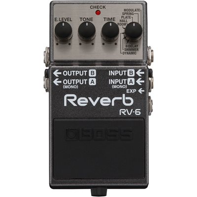PEDALE EFFET DE MULTI REVERB RV-6 BOSS PEDALE EFFET DE MULTI REVERB RV-6 BOSS