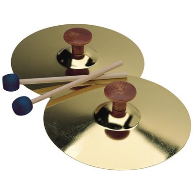 CYMBALE À MAIN 5" AVEC MAILLET HOHNER