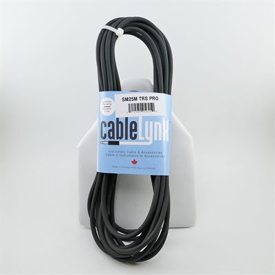CÂBLE 1 / 4 À XLR M STEREO 25' CABLE LYNX