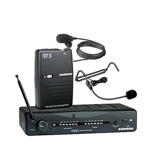 KIT S / FIL DE GUIT, MICRO CASQUE & LAVALIER SAMSON