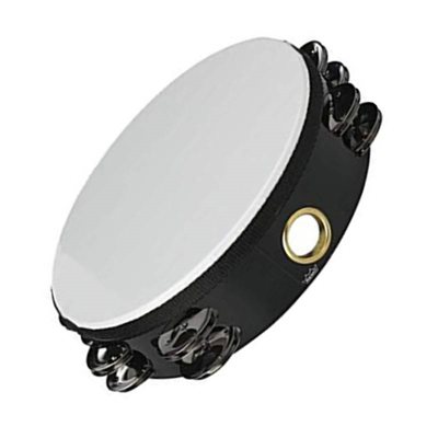 TAMBOURINE 8" DOUBLES CLOCHETTES NOIR REMO