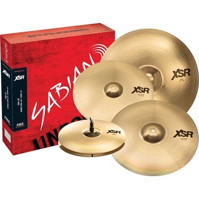 ENS. CYMBALE XSR HH 14¨,CRASH 14,16,18¨,RIDE 20¨,SPLASH 10¨ SABIAN