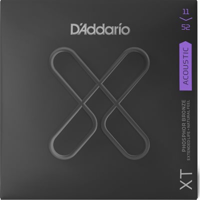 CORDE DE GUITARE ACOUSTIQUE COATED XT 11-52 D'ADDARIO